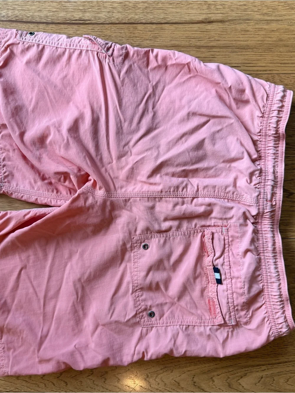 Men's Pink Swim Shorts - Classic Drawstring Beach Trunks